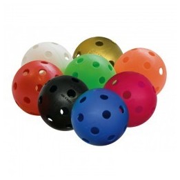Balles de floorball  Reste que en Blanc