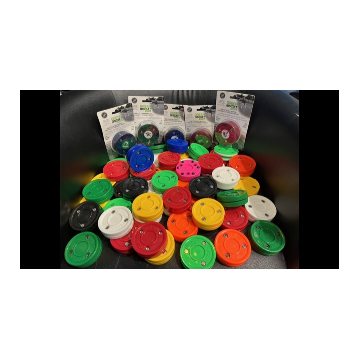 PALET ROLLER HOCKEY GREEN BISCUIT