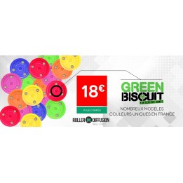 PALET ROLLER HOCKEY GREEN BISCUIT