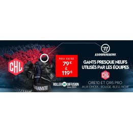 Gants Warrior CHL  occasion  QR5 PRO ou QRE10  ou LX PRO Noir