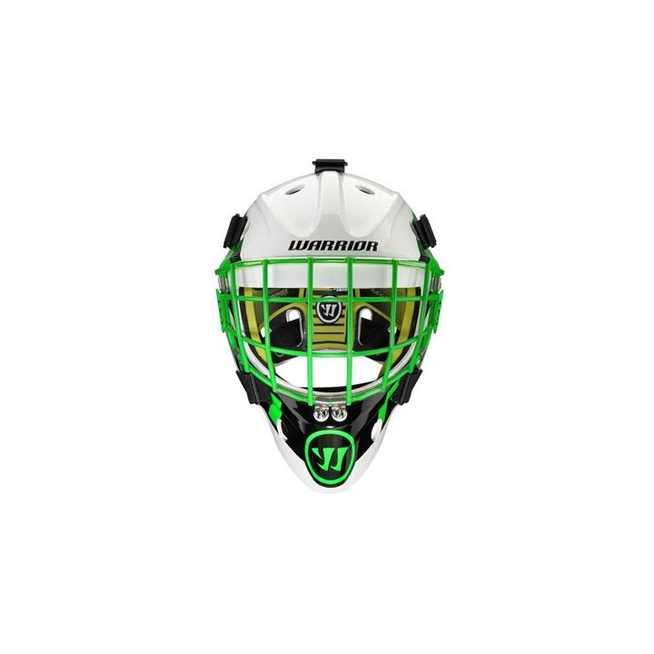 Masque de gardien Warrior F1 ENFANT Fluo / Vert / Blanc