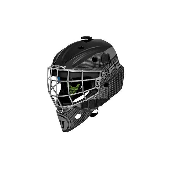Masque de gardien Warrior F1 ENFANT Fluo / Vert / Blanc