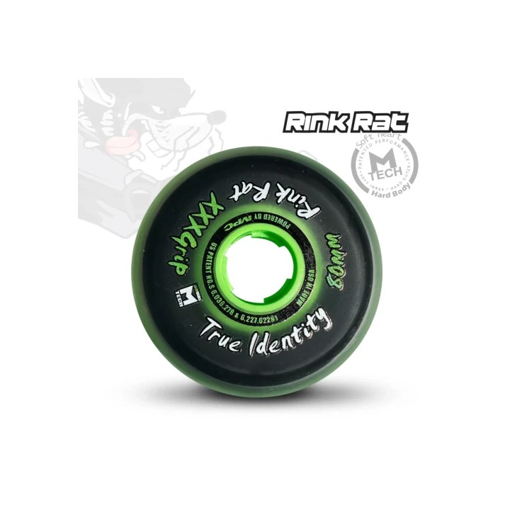 ROUES RINK RAT TRUE IDENTITY XX GRIP - PACK DE 4