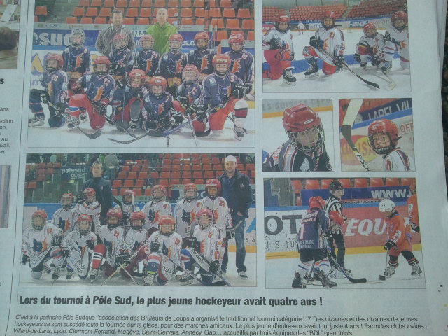 Les U7 BDL dans le journal