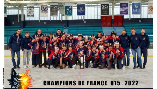 Les U15 Champions de France Élite