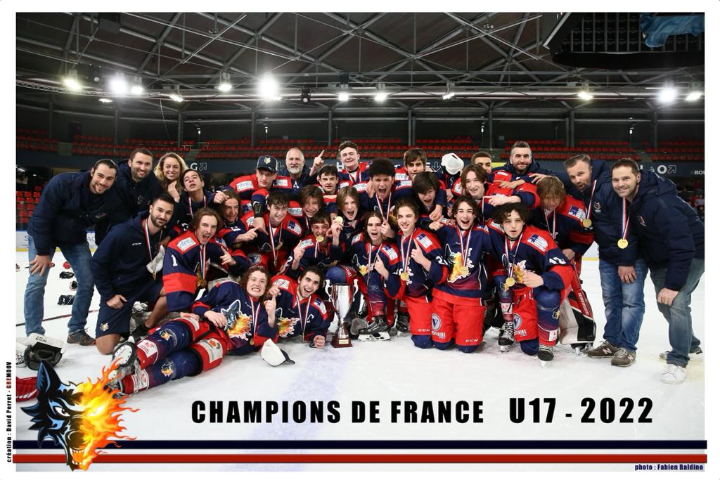 Les U17 Champions de France Élite